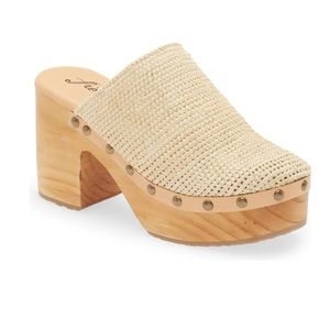NWT Free People Claudia Crochet Clog Size 39
